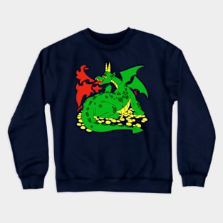 Dragon and his hoard Crewneck Sweatshirt